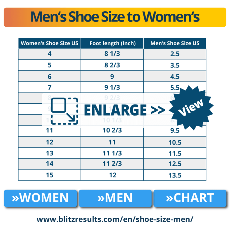 A Size 10 in Women’s Shoes is What Size in Men’s: The Ultimate Guide